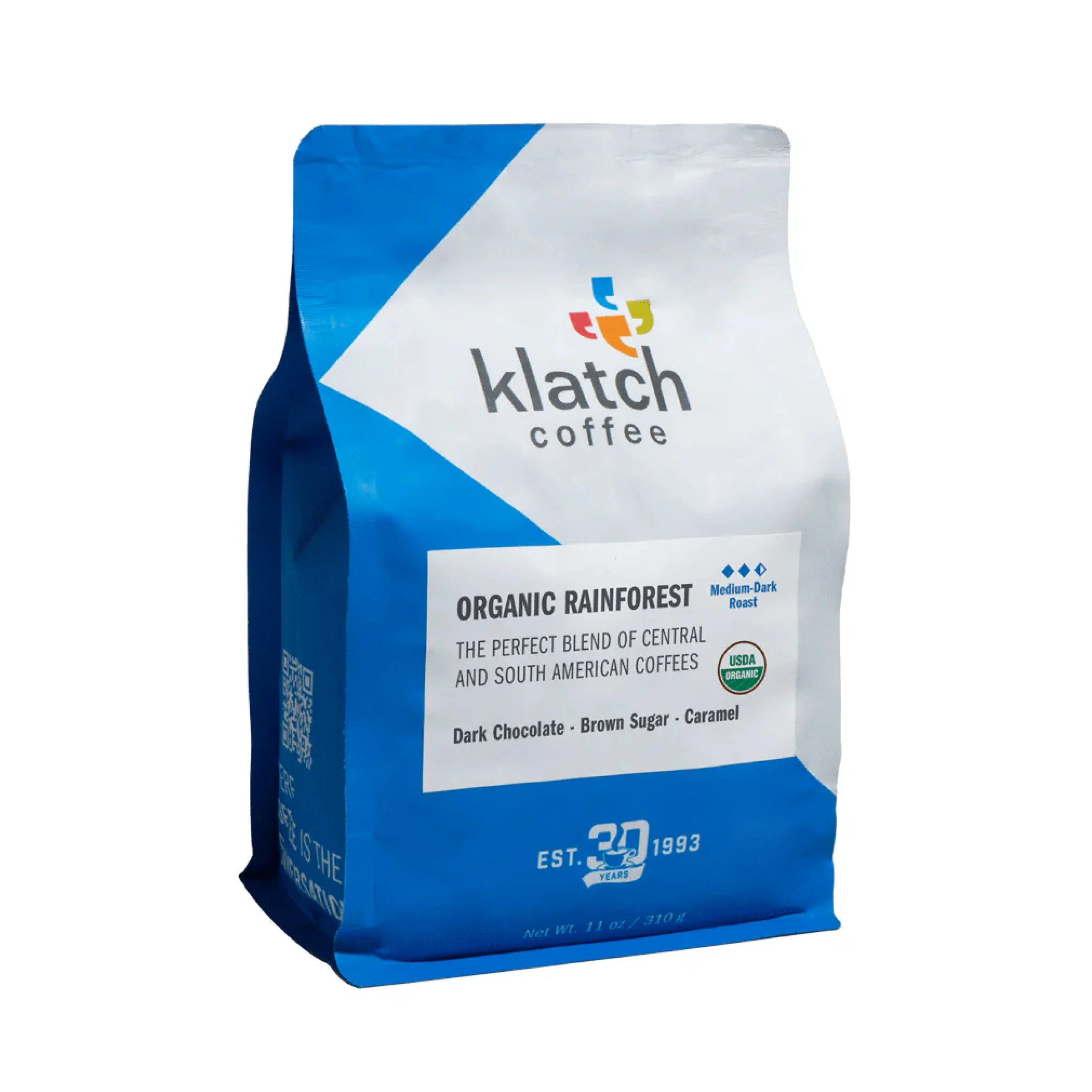 Klatch Coffee - Organic Rainforest Blend
